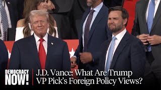 J.D. Vance Criticizes Biden's Support for Iraq War in 2003 But Pushes Hawkish Policy on China & Iran