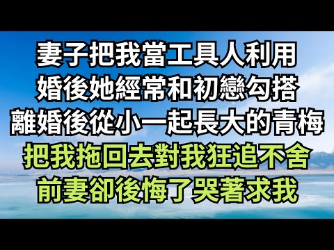 妻子把我當工具人利用，婚後她經常和初戀勾搭，離婚後從小一起長大的青梅，把我拖回去對我狂追不舍，前妻卻後悔了哭著求我！【清風與你】#深夜淺讀 #花開富貴 #一口气完结 #一口气看完系列 #小说