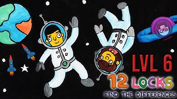 RUD 12 Locks Find The Differences Level 6 Walkthrough #kakak bocil