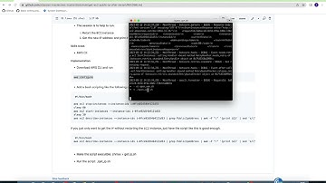 Restart EC2 instance, get the public IP of the EC2 instance using AWS CLI and bash scripting