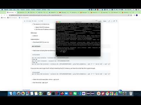 Restart EC2 instance, get the public IP of the EC2 instance using AWS CLI and bash scripting