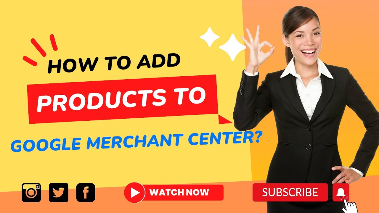 How to add products to Google Merchant Center? #GoogleMerchantCenter ...