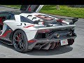 Lamborghini Aventador SVJ REAL BEAST IN LOUD ACTION - Full Speed Acceleration at Lamborghini Miami