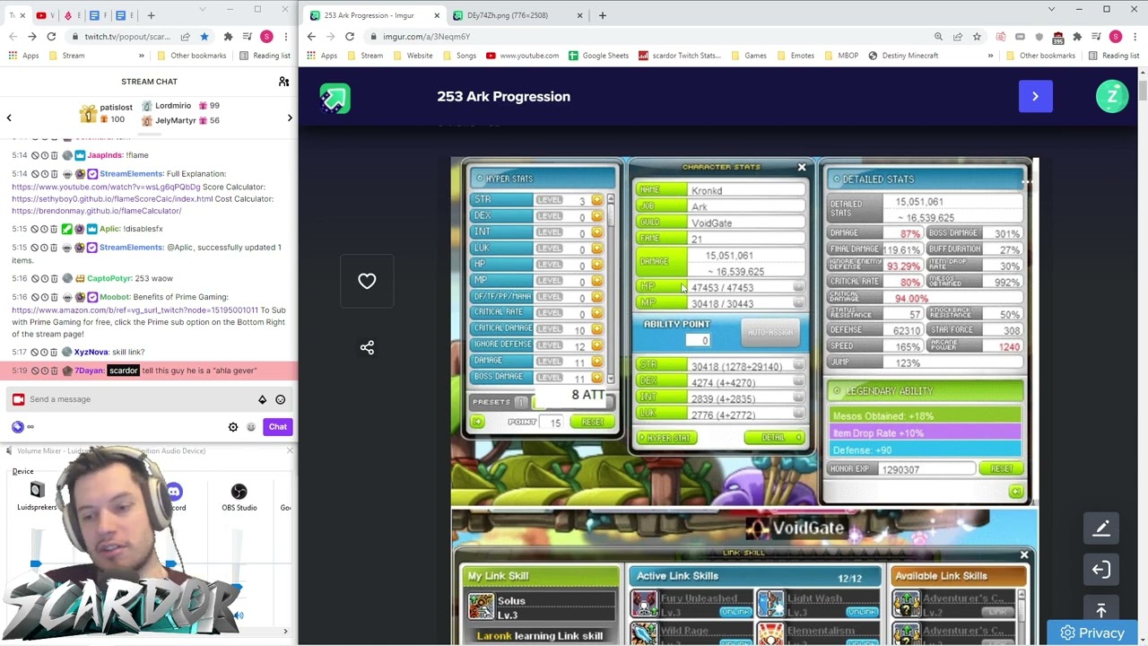 Lvl 253 Ark; Upgrade priorities with Arcane Equips | MapleStory Reboot Advice