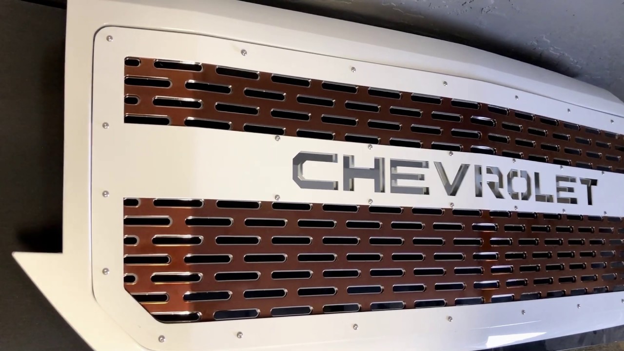 2018 Chevy Silverado Custom Grille - YouTube