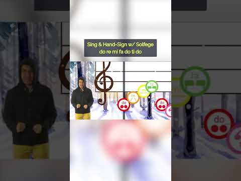 Solfege Melodies #5b: Do Re Mi Fa (Quarter Notes)