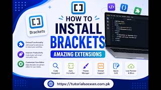 Part 4 Website Backend Development with PHP MySQL–How to Install Brackets Amazing Extensions in Urdu