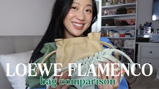 LOEWE FLAMENCO BAG COMPARISON | Mini Flamenco vs. Medium Flamenco vs. Mini Flamenco Purse