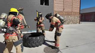 Chop & Climb Pigeon Forge Fire Department On-duty crew workout