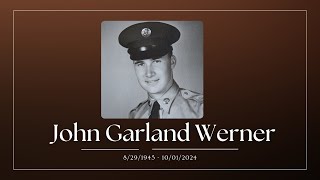 Celebration of Life - John Werner Sr