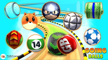 Going Ball 🏐 Vs All Ball Game | 1 Level Win | Going Ball Hard Level 970 | iOS/Android