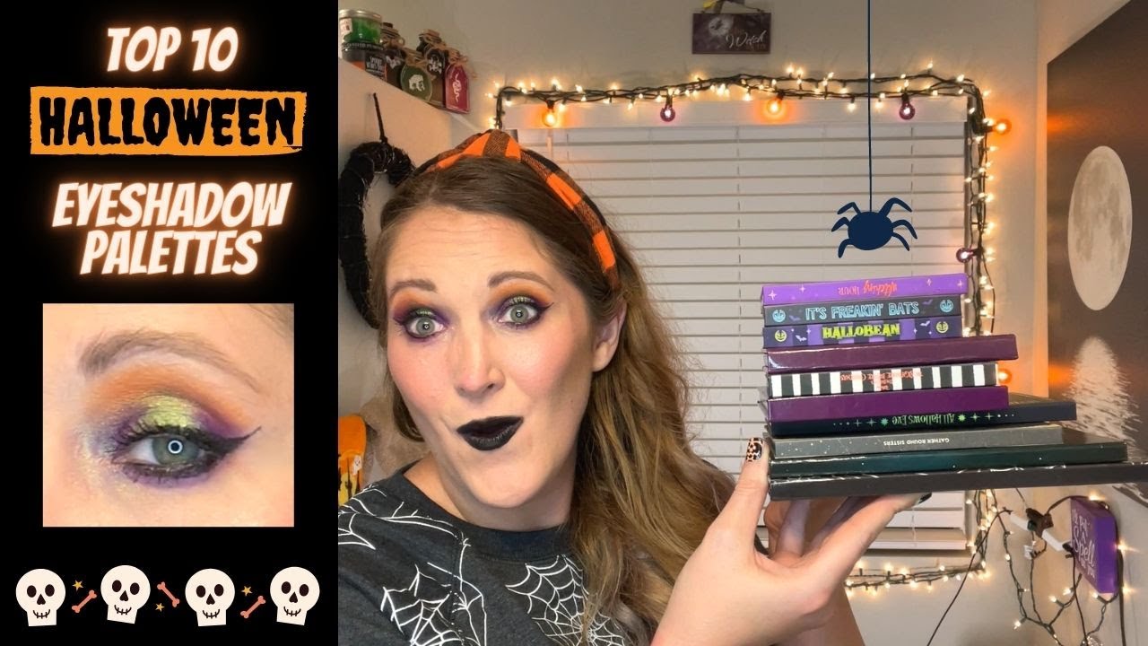 Top 10 Halloween Palettes | Halloween Eyeshadow Look