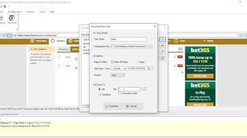 Periodic update of Flashscore Live Tennis scores and data extraction into a file