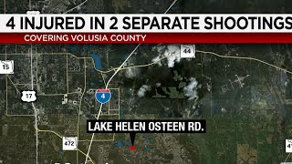 4 men injured in 2 shootings, Volusia deputies say