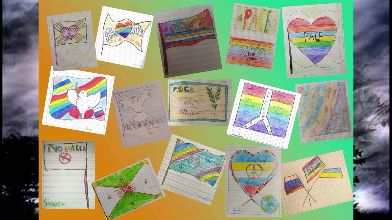 Siamo i bimbi della Terra e diciamo NO alla guerra