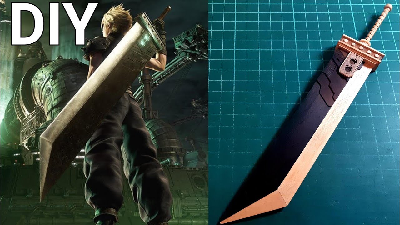 DIY the mini FF7 Cloud's buster sword