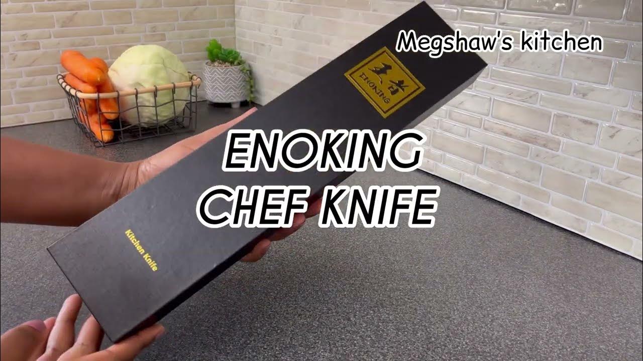 Review of ENOKING CHEF KNIFE / JAPANESE CHEF KNIFE / How to make Coleslaw 