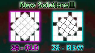 NEW SQUARE PACKING SOLUTIONS