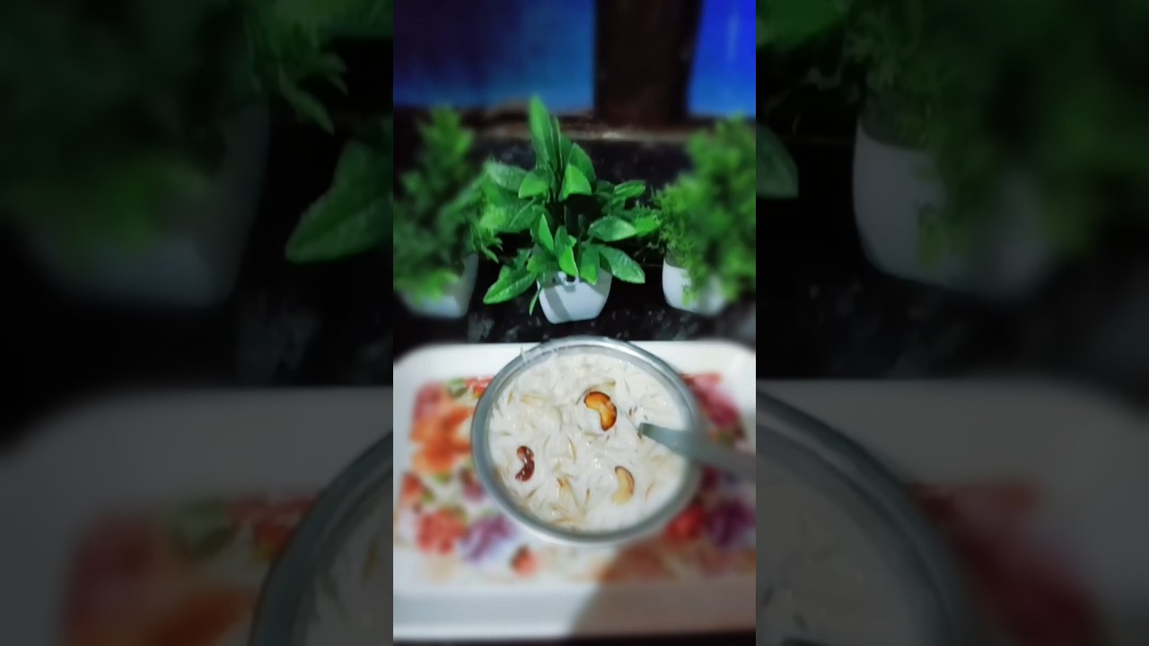 min me creamy Semia Kheer 😍 | Easy Seviyan Kheer Recipe” 