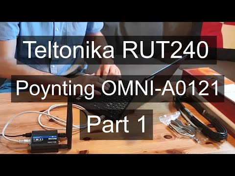 Testing Teltonika RUT240 and Poynting OMNI-A0121 antenna