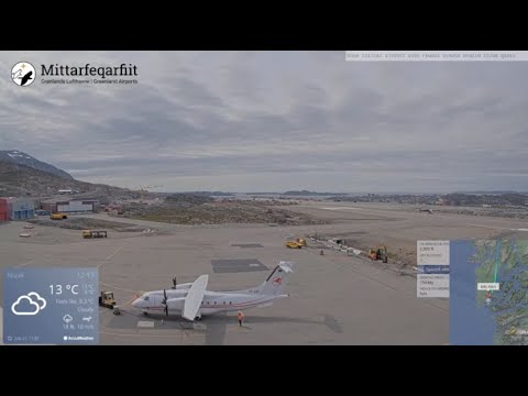 Nuuk Airport, Pt 1, 6 AM Flights incl. Dornier TF-ORI arrival, 2022 07 21