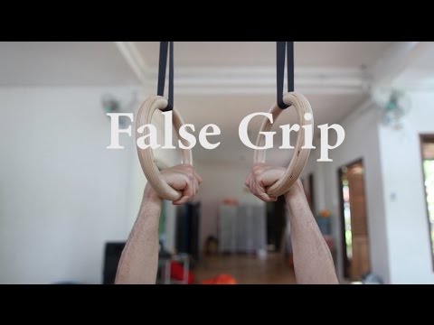 How to do False Grip in Gymnastic Rings