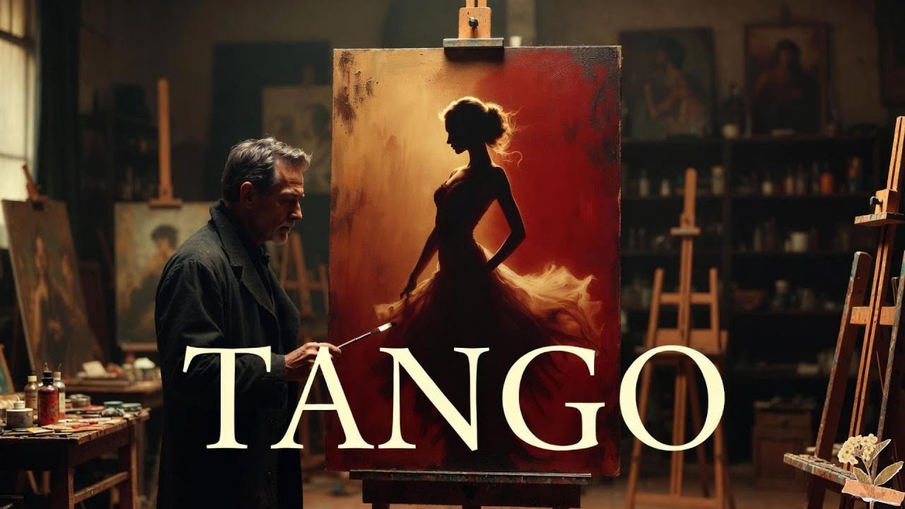 The Song Hidden in the Painting — 1 Hour Passion & Art | Argentine Tango Guitar & Poetry