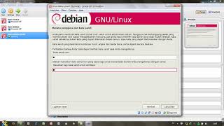  Tutoria Install linux debian Berbasis Graphic (debian versi 5) 