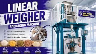 Linear Weigher Pouch Packing Machine | Rice, Grains, Pulses #foodpackaging
