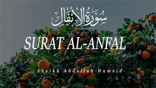 Amazing Quran Recitation ► Surah Anfal  ►By Abdallah Humeid