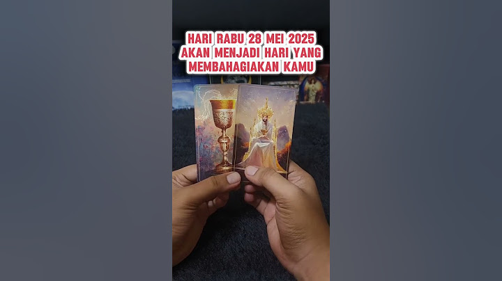 HARI RABU 28 MEI 2025 AKAN MENJADI HARI YANG MEMBAHAGIAKAN KAMU #tarot #tarotreading