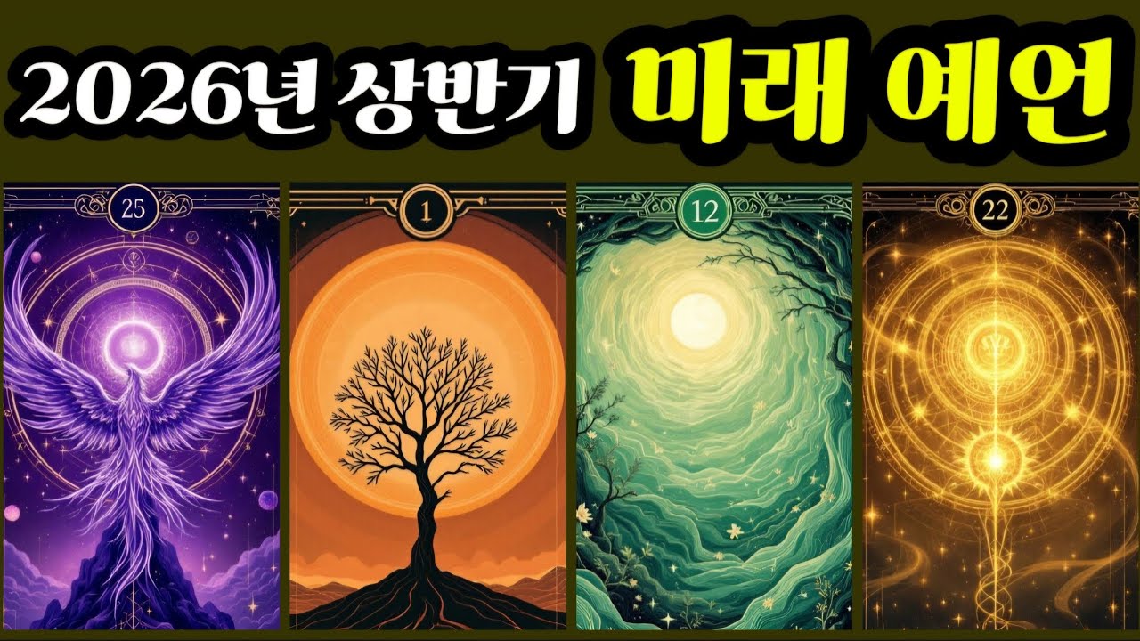 [타로] 2026년 상반기, 미래 예언🌠 (끝내야 할 운과 열리는 운)👈