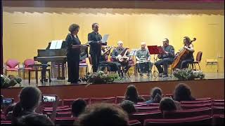 Cantiga 100 "Santa Maria, Strela do dia". Zanfona, chelo, clarinete, violín, flauta, percusión y voz