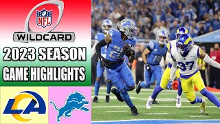 Lions vs Rams [FULL GAME] NFL Wild Card Playoffs Highlights