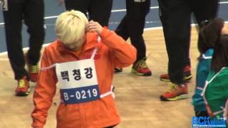 120108 백청강 아육대 50M달리기 예선