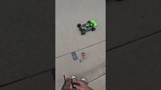 Nitro buggy speed test fresh new .21 Alpha motor...#nitro #rc #speed #nitrorc #fyp
