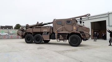 Weapons factory visited by French PM manufactures Caesar artillery system used in Ukraine