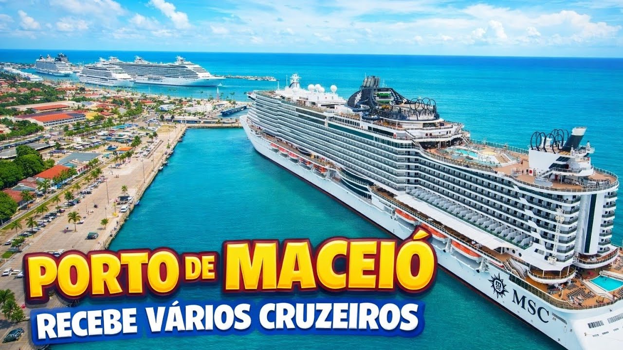 Porto de Maceió Ganha Destaque com Navios e Atividade Intensa