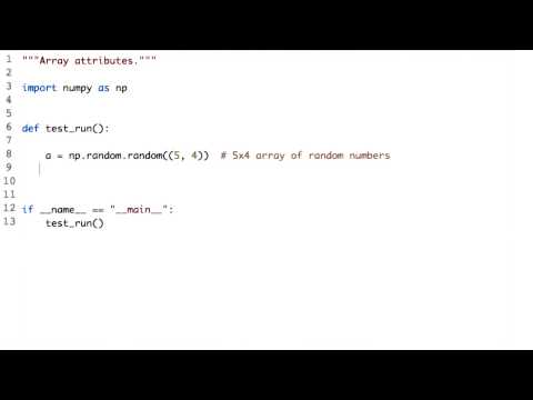 Array attributes