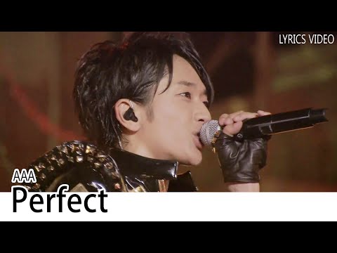 AAA Perfect Lyrics Video 写真だけ 