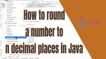 How to Round a Number to n Decimal Places in Java