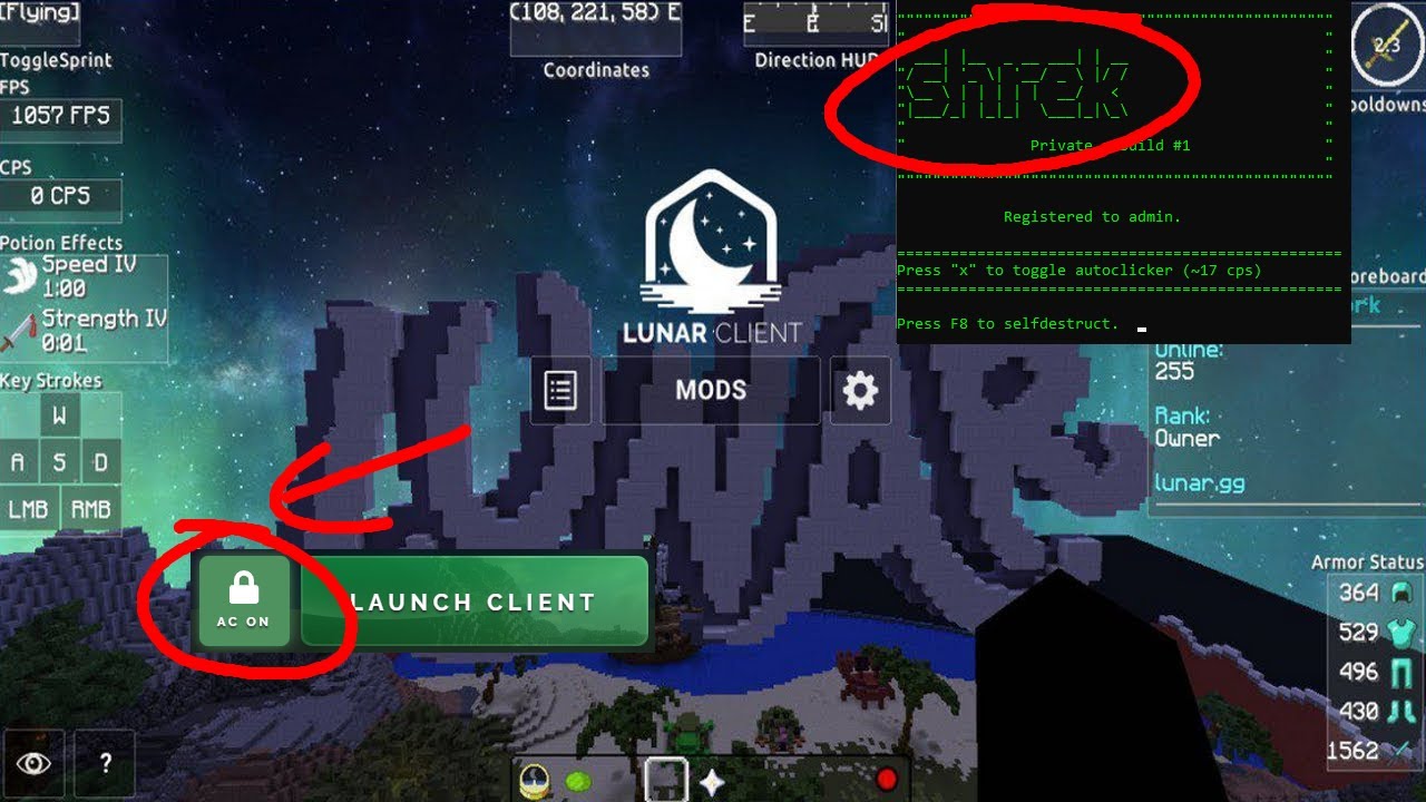 "Shrek" KERNEL AUTOCLICKER | Lunar Anticheat Bypass