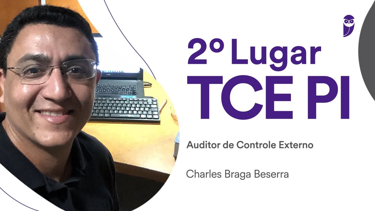 TCE-PI: Conheça Charles Braga, aprovado em 2° lugar para Auditor de Controle Externo - Área Comum