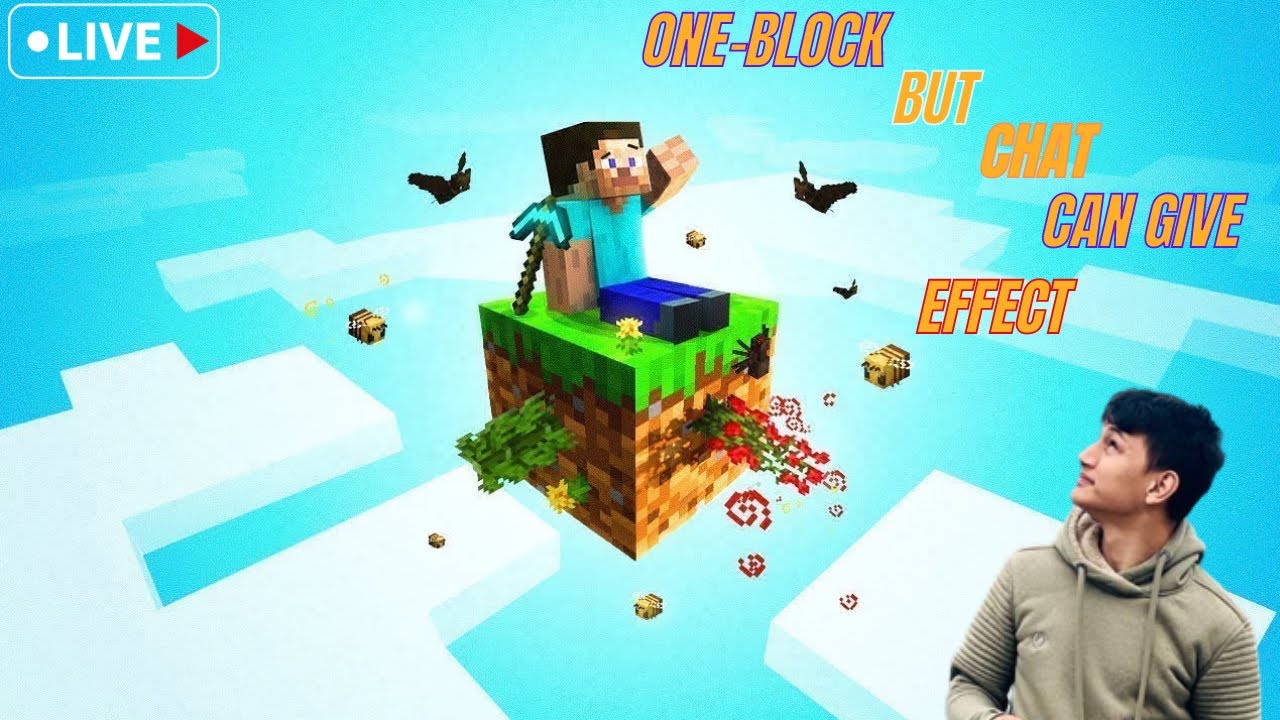 Chat can give me position effect on Oneblock | Minecraft | HariGamerz ...