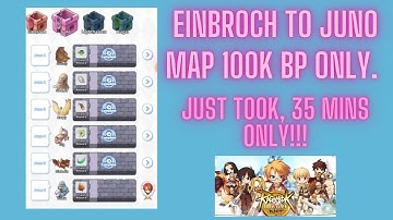 Ragnarok Labyrinth NFT - Einbroch to Juno 100k BP only - Just Took, 35 mins only! #easykillboss