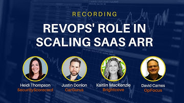 RevOps Role in Scaling SaaS ARR