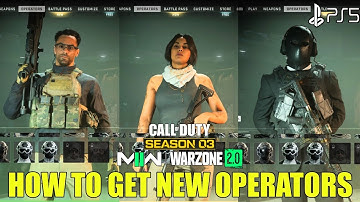 How to Unlock All New Operators MW2 Season 3 Operators | Season 3 MW2 New Operators Unlock | Warzone