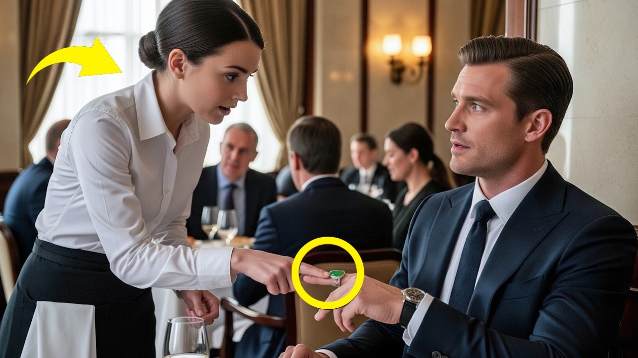Una cameriera dice al miliardario: _Salve signore, mia madre ha un anello proprio come il suo_ — Ma?