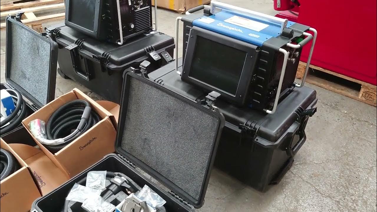 Online Viewing Swagelok M200 Precision Orbital Welding System with 5H or Set. 40 Weld Heads