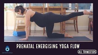 PRENATAL ENERGISING YOGA FLOW | ALL TRIMESTERS | 20 MIN